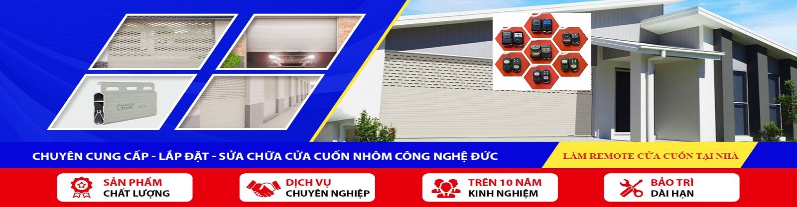 Làm thêm chìa khoá  cửa cuốn tại TPHCM