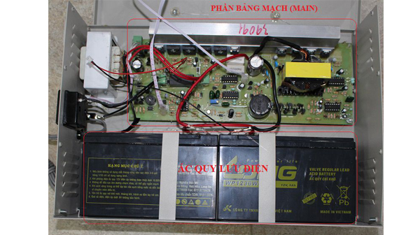 Sửa chữa bộ lưu điện cửa cuốn tại quận Tân Bình- ĐT 0908 36 1357