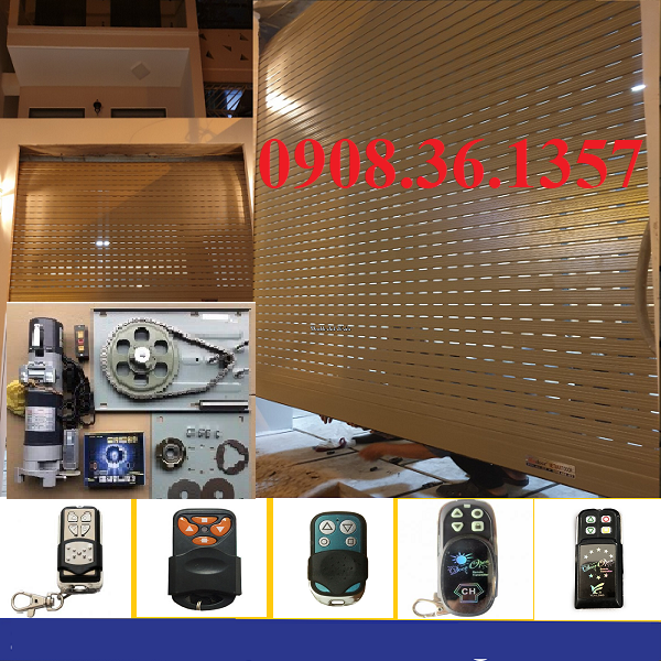Sửa cửa cuốn tại phường Bến Thành TPHCM - Sửa cửa bị kẹt, bấm remote cửa không chạy
