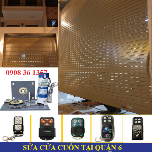Thợ sửa cửa cuốn tại nhà quận 6